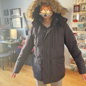 Uniqlo Deep Blue Jacket with Handy Pocket